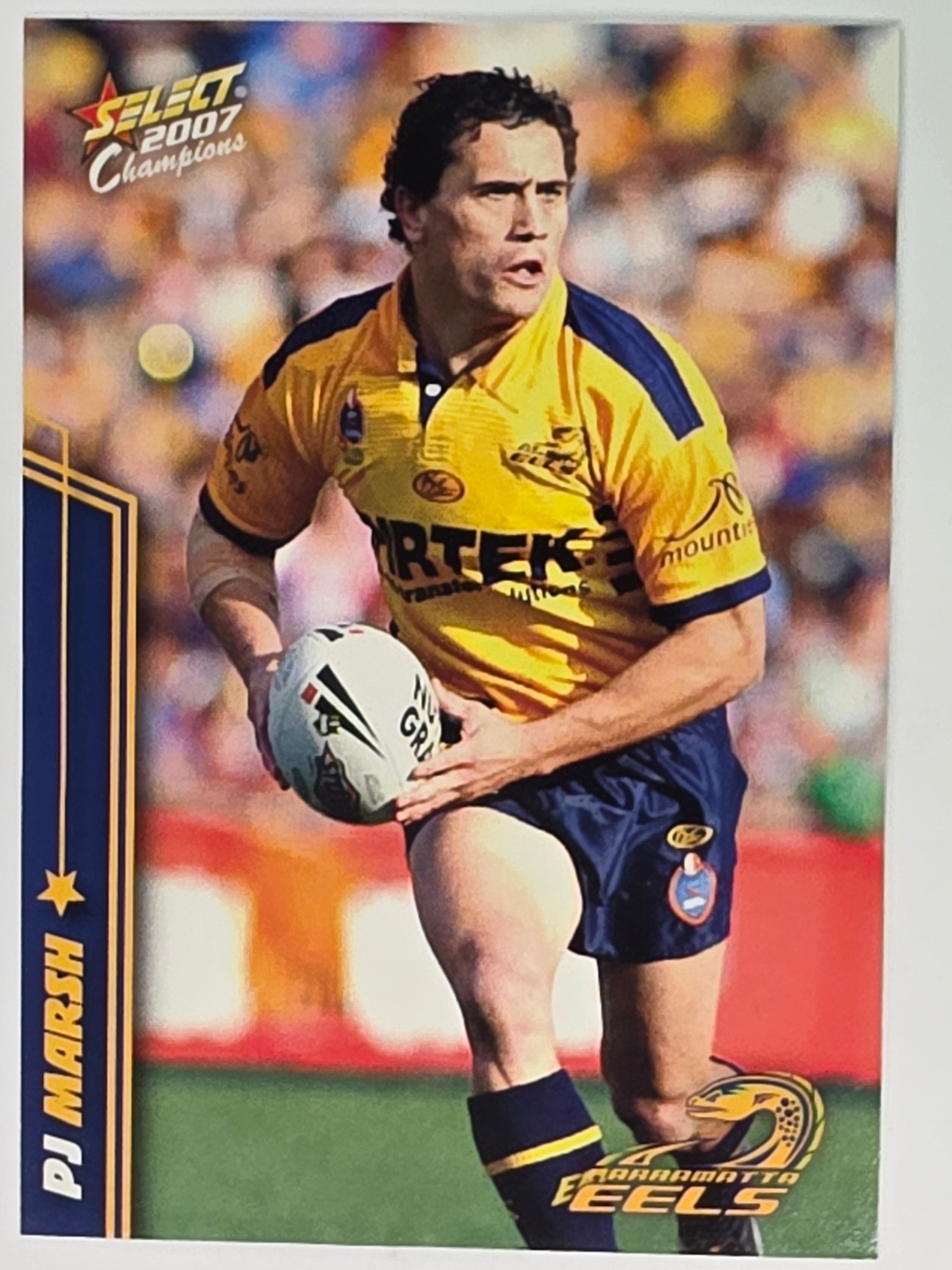 NRL 2007 Champions Base Card #120 PJ Marsh Parramatta Eels