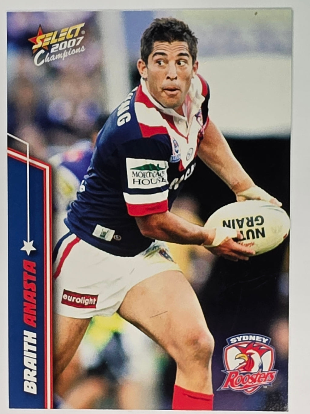 NRL 2007 Champions Base Card #152 Braith Anasta Sydney Roosters