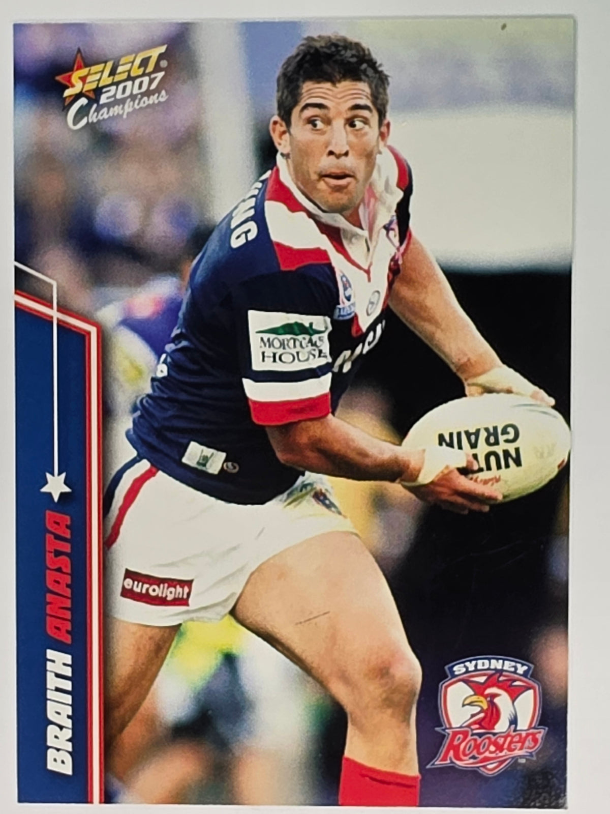 NRL 2007 Champions Base Card #152 Braith Anasta Sydney Roosters