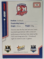 NRL 2007 Champions Base Card #153 Josh Lewis Sydney Roosters