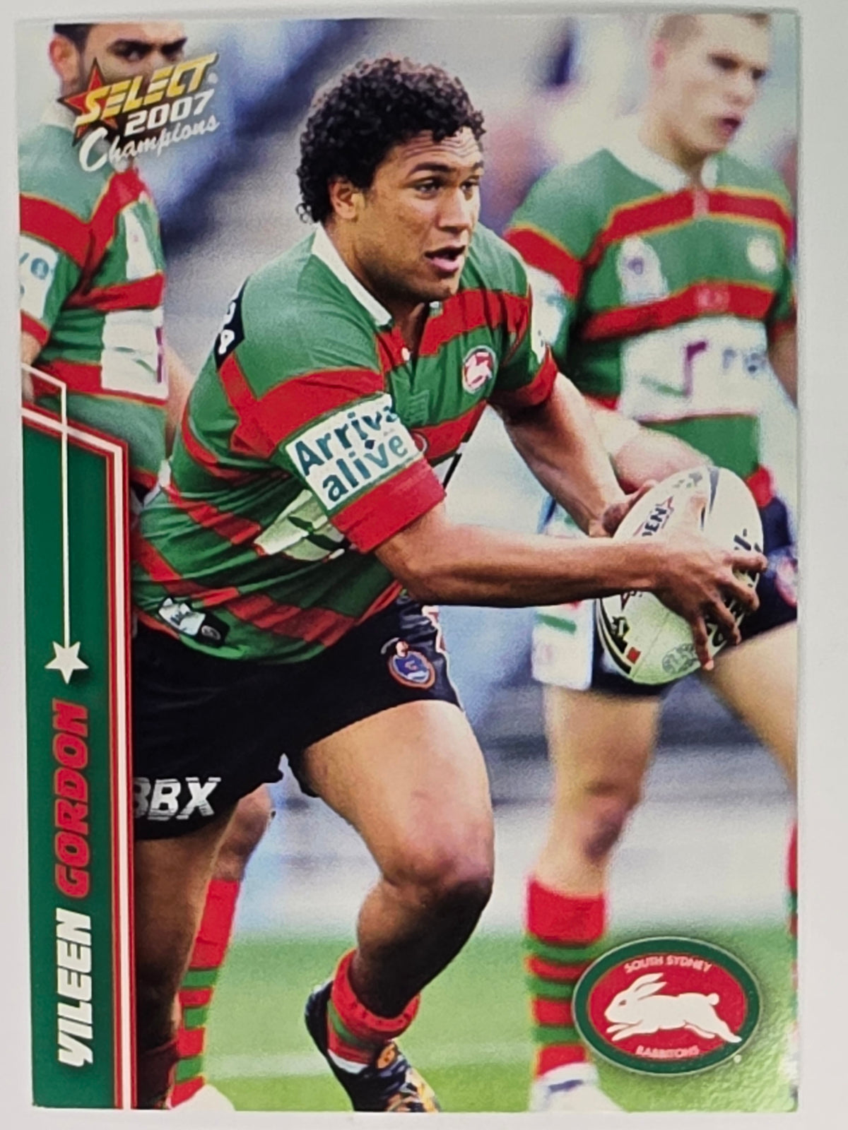 NRL 2007 Champions Base Card #163 Yileen Gordon South Sydney Rabbitohs