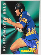 1997 Dynamic Fatty  Fun Pack Base Card #37 Peter Johnston Parramatta Eels