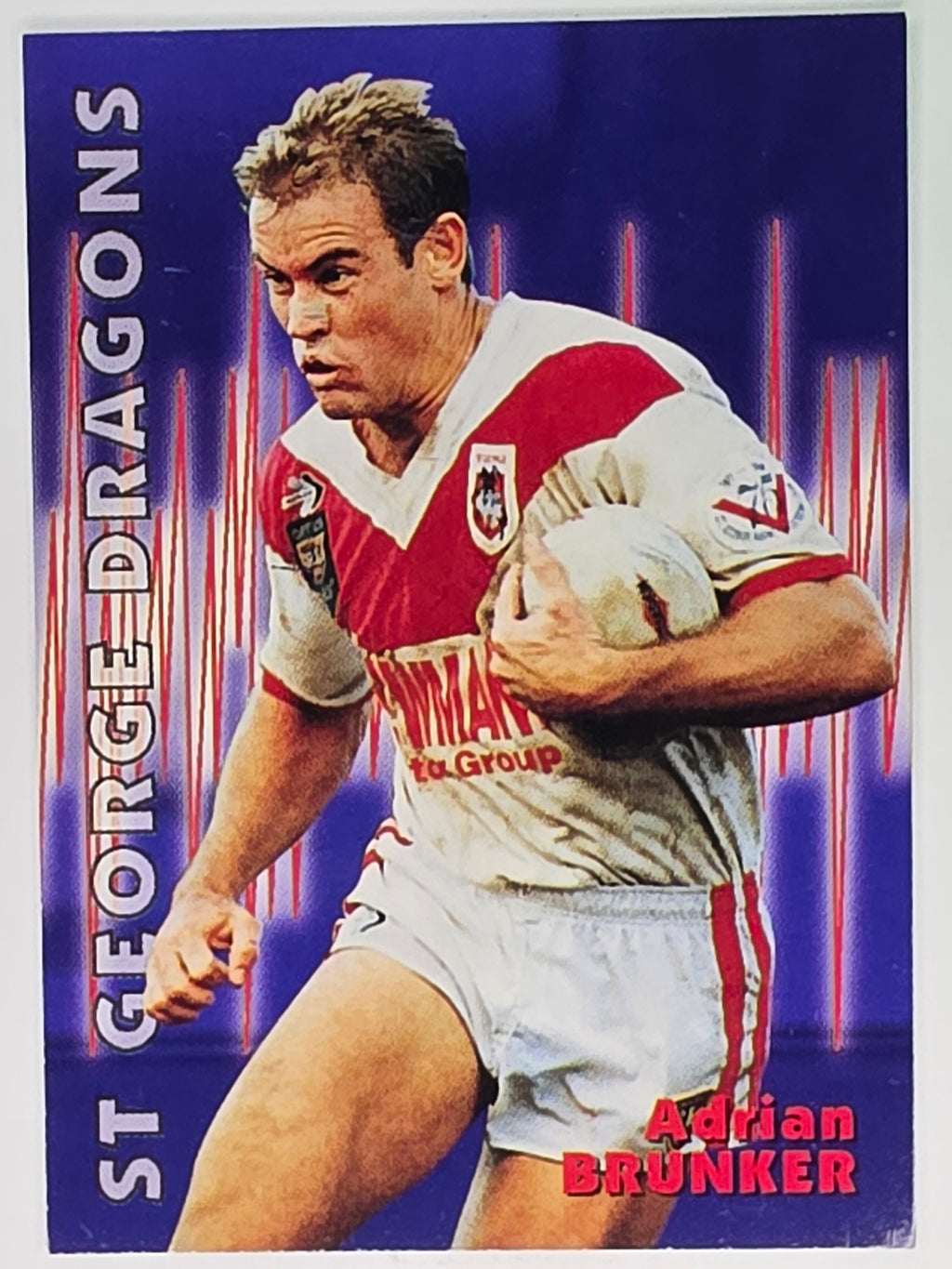 1997 Dynamic Fatty  Fun Pack Base Card #48 Adrian Brunker St George Dragons