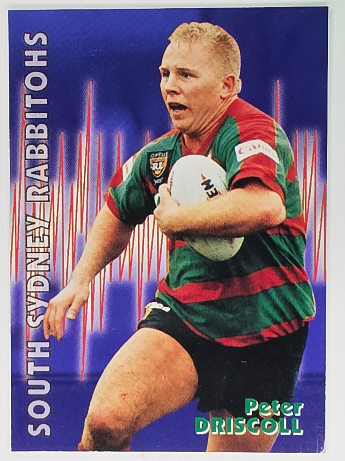 1997 Dynamic Fatty  Fun Pack Base Card #56 Peter Driscoll South Sydney Rabbitohs