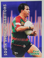 1997 Dynamic Fatty  Fun Pack Base Card #57 Paul Quinn South Sydney Rabbitohs