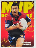 1997 Dynamic Fatty  Fun Pack Base Card #83 Andrew Johns Newcastle Knights