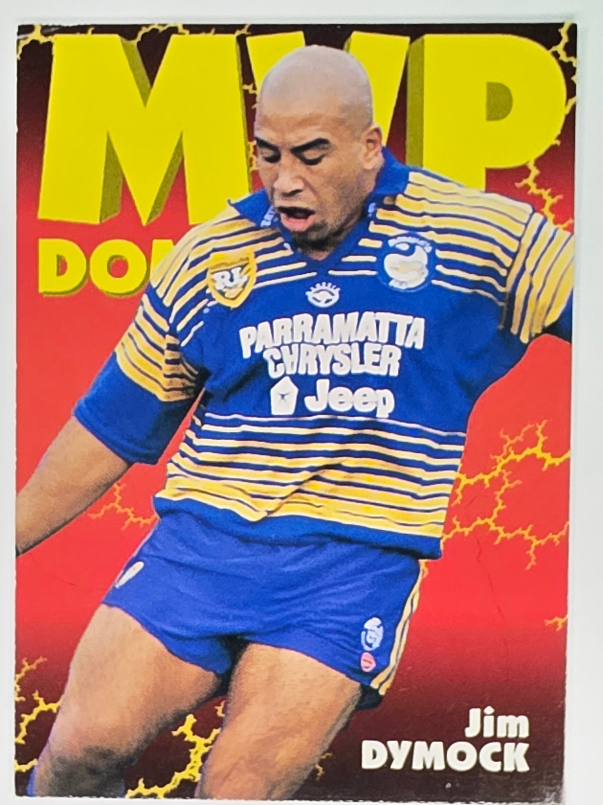 1997 Dynamic Fatty  Fun Pack Base Card #85 Jim Dymock Parramatta Eels