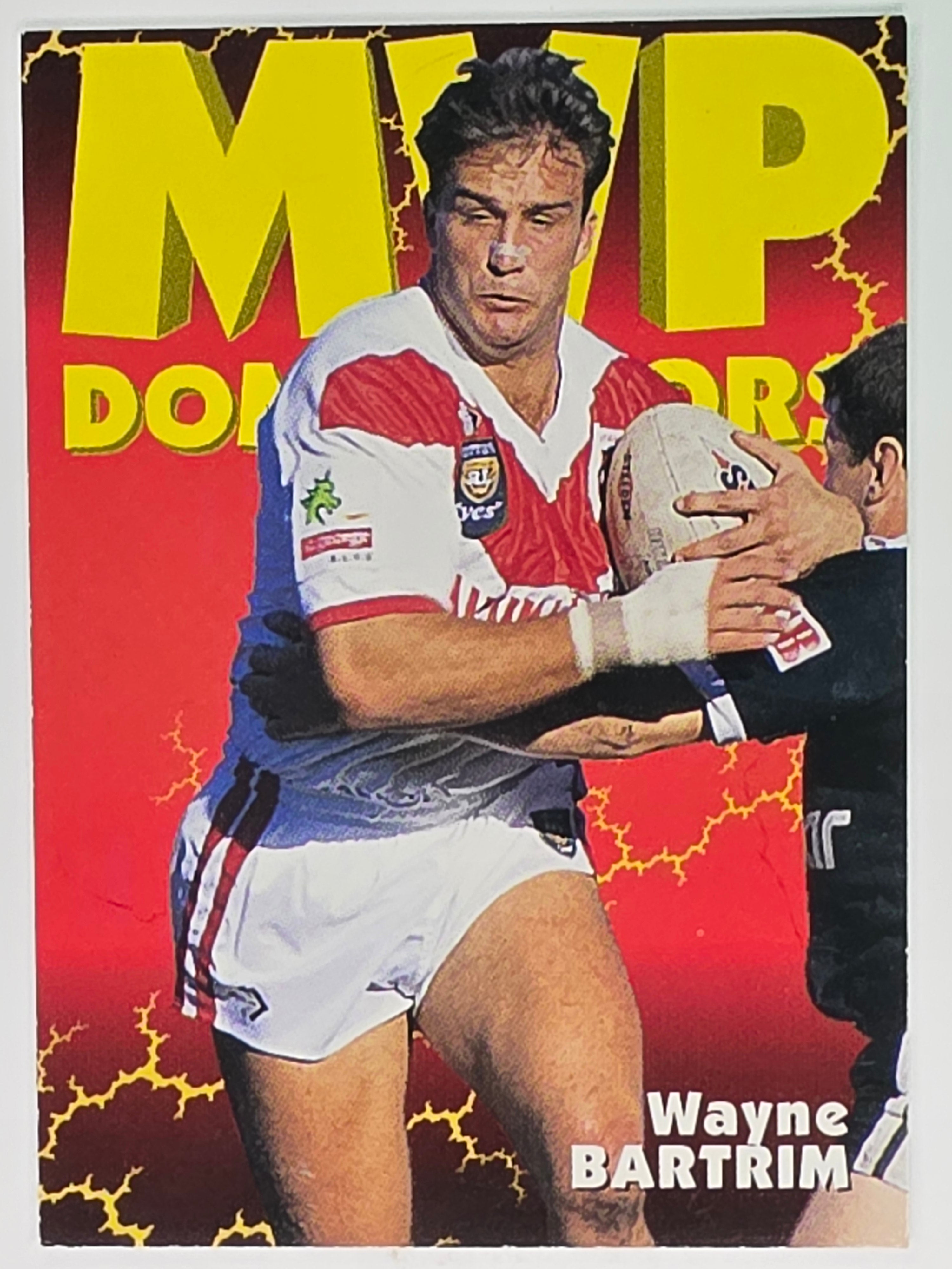 1997 Dynamic Fatty  Fun Pack Base Card #86 Wayne Bartrim St George Dragons