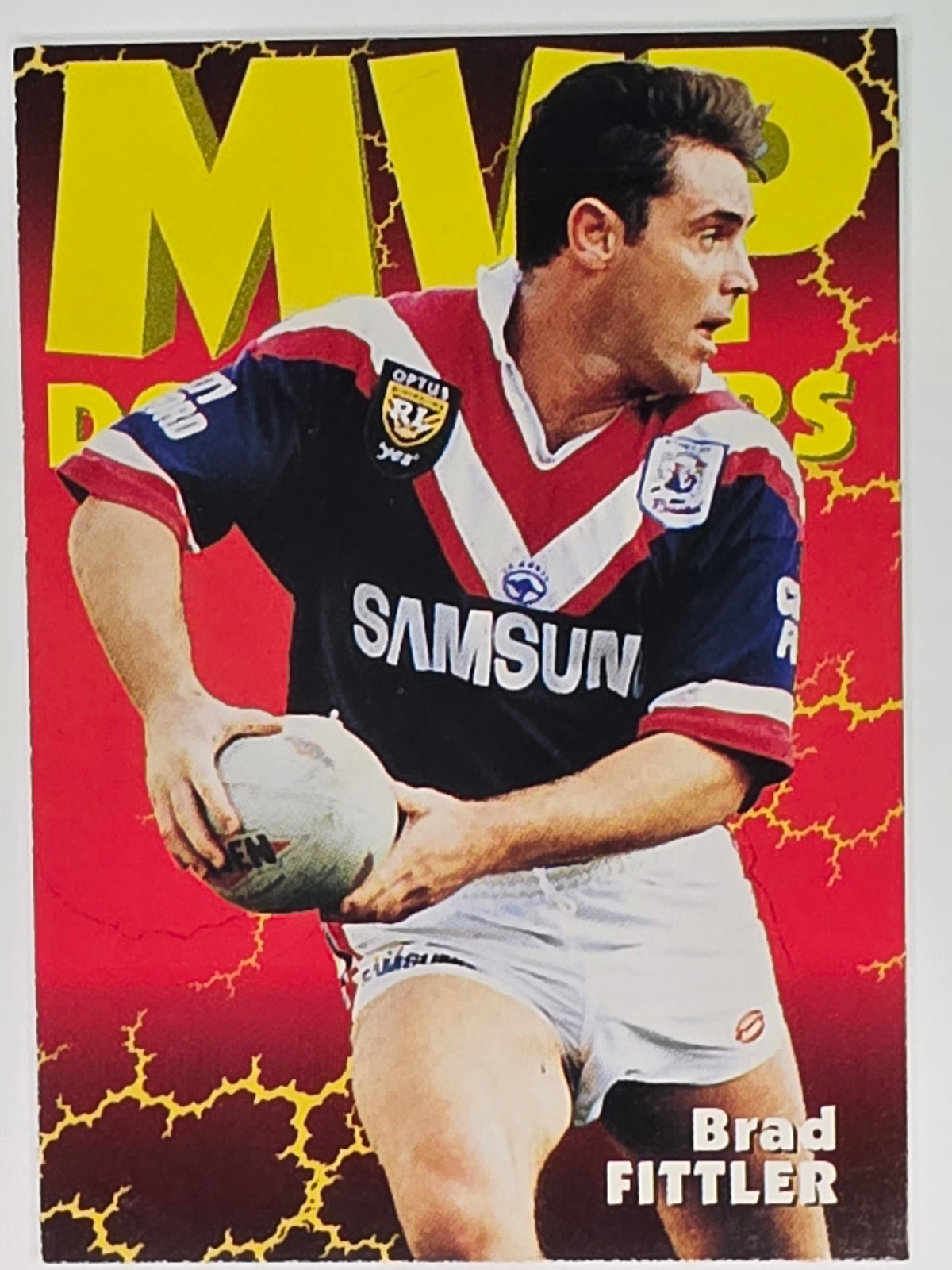 1997 Dynamic Fatty  Fun Pack Base Card #89 Brad Fittler Eastern Suburbs Roosters