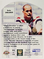 1997 Dynamic Fatty  Fun Pack Base Card #92 Dale Shearer Eastern Suburbs Roosters