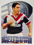 1997 Dynamic Fatty  Fun Pack Base Card #94 Brad Fittler Eastern Suburbs Roosters