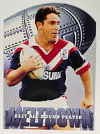 1997 Dynamic Fatty  Fun Pack Base Card #94 Brad Fittler Eastern Suburbs Roosters