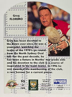 1997 Dynamic Fatty  Fun Pack Base Card #95 Greg Florimo North Sydney Bears