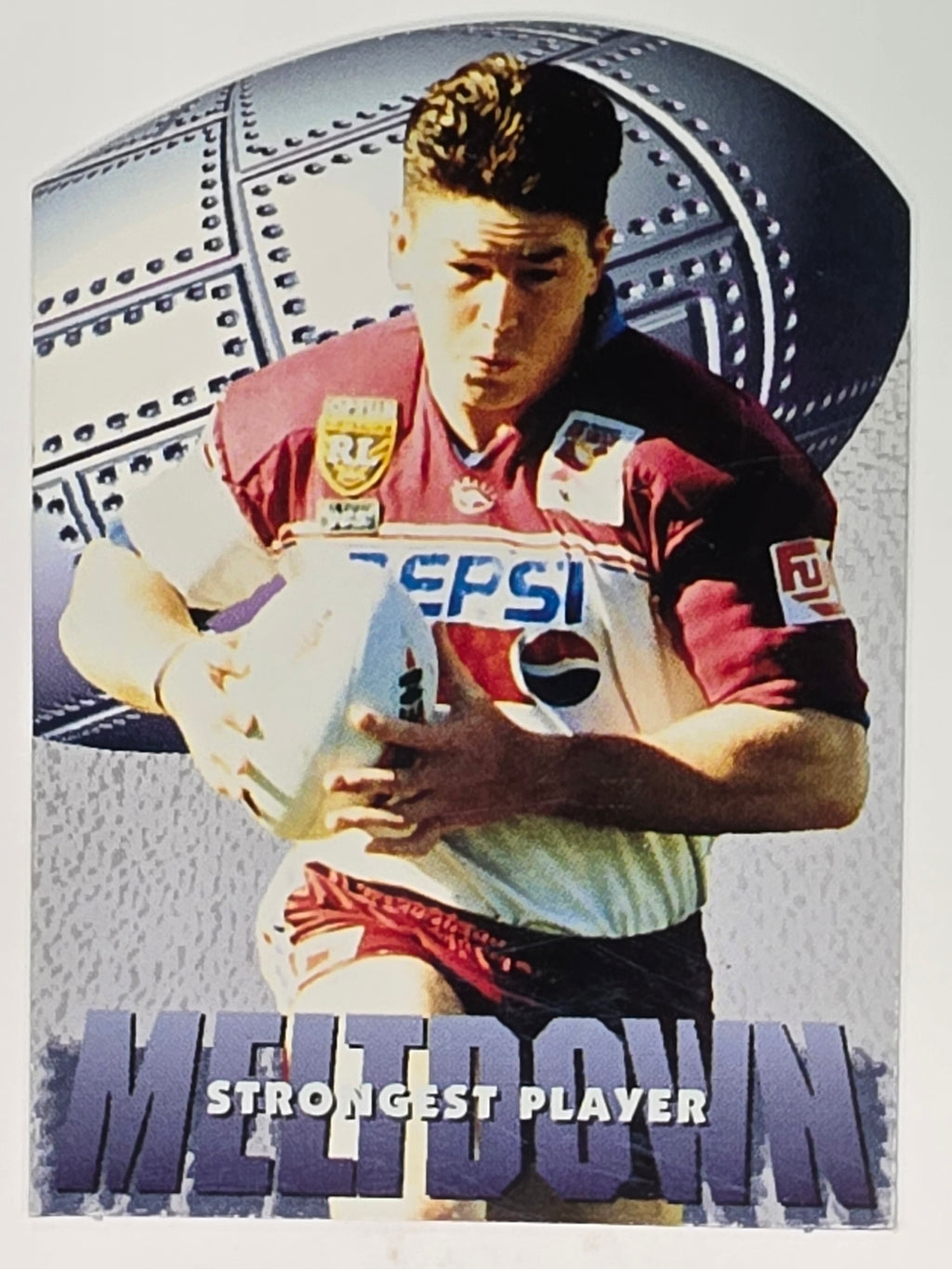 1997 Dynamic Fatty  Fun Pack Base Card #97 Mark Carroll Manly Warringah Sea Eagles