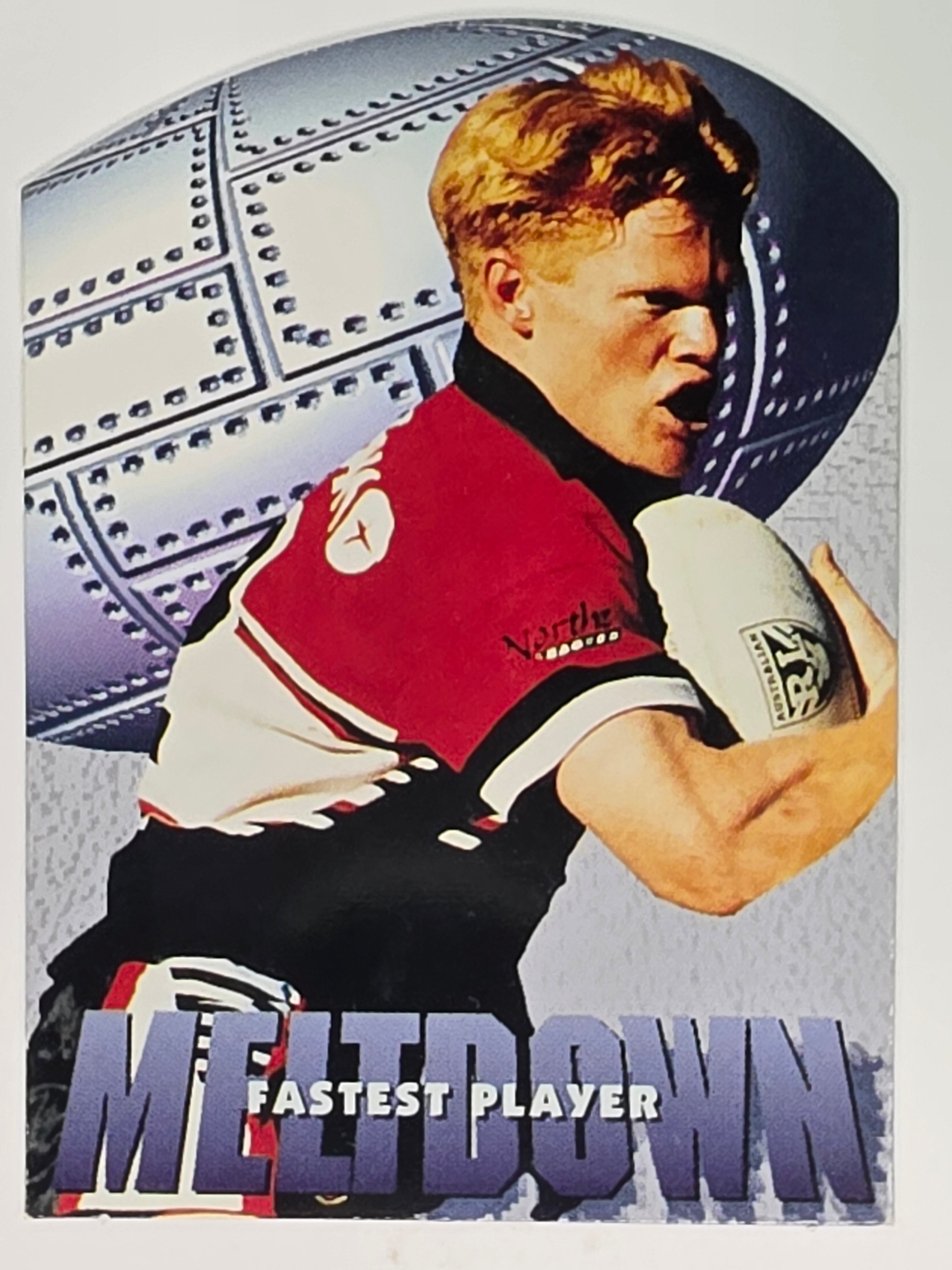 1997 Dynamic Fatty  Fun Pack Base Card #98 Brett Dallas North Sydney Bears
