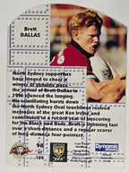 1997 Dynamic Fatty  Fun Pack Base Card #98 Brett Dallas North Sydney Bears