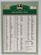 NRL 2006 Accolade Base Card #2 Checklist