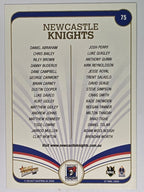 NRL 2006 Invincible Base Card #75 Newcastle Knights Logo