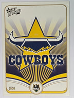 NRL 2006 Invincible Base Card #87 North Queensland Cowboys Logo
