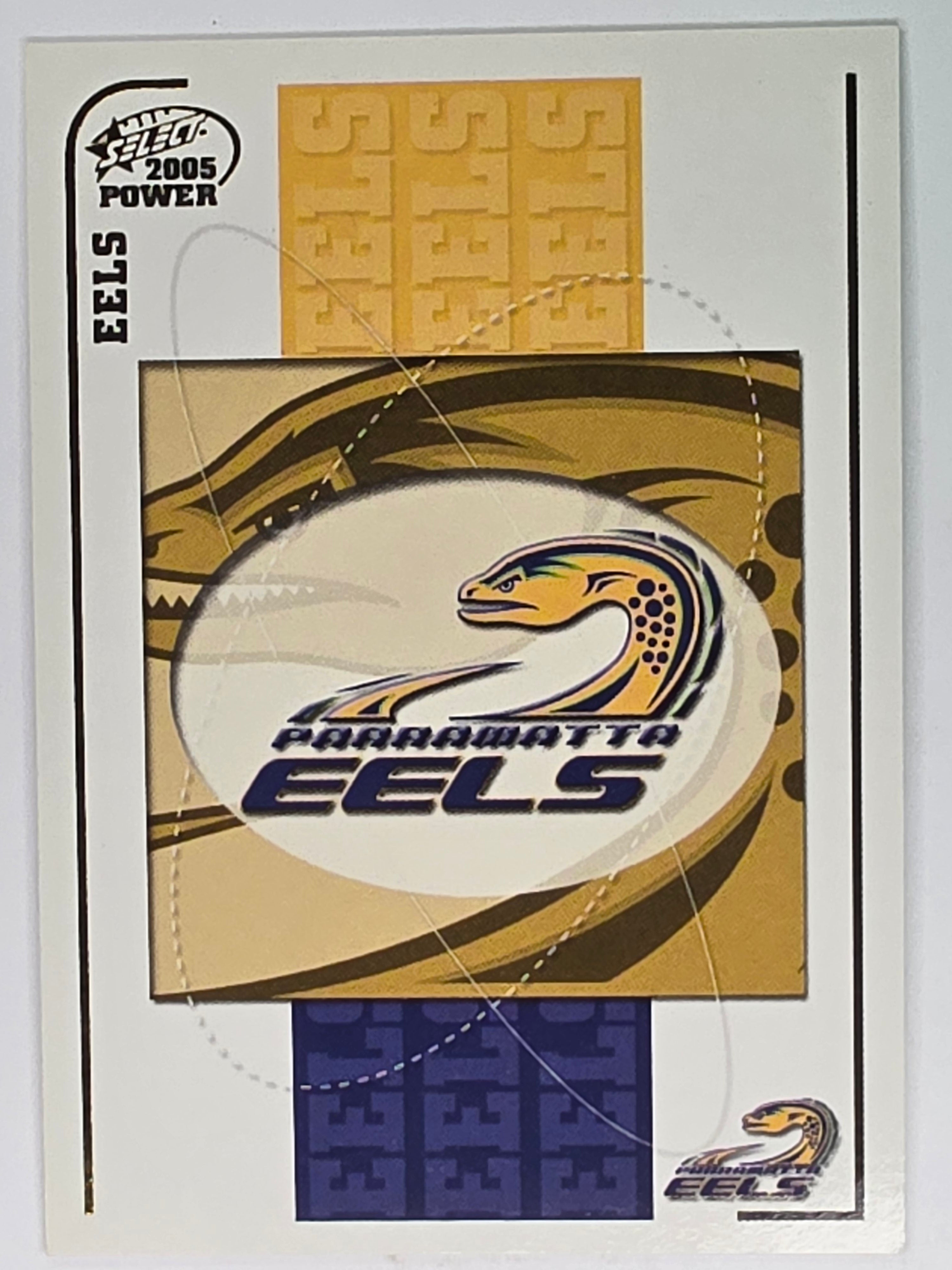 NRL 2005 Power Base Card #99 Parramatta Eels Logo