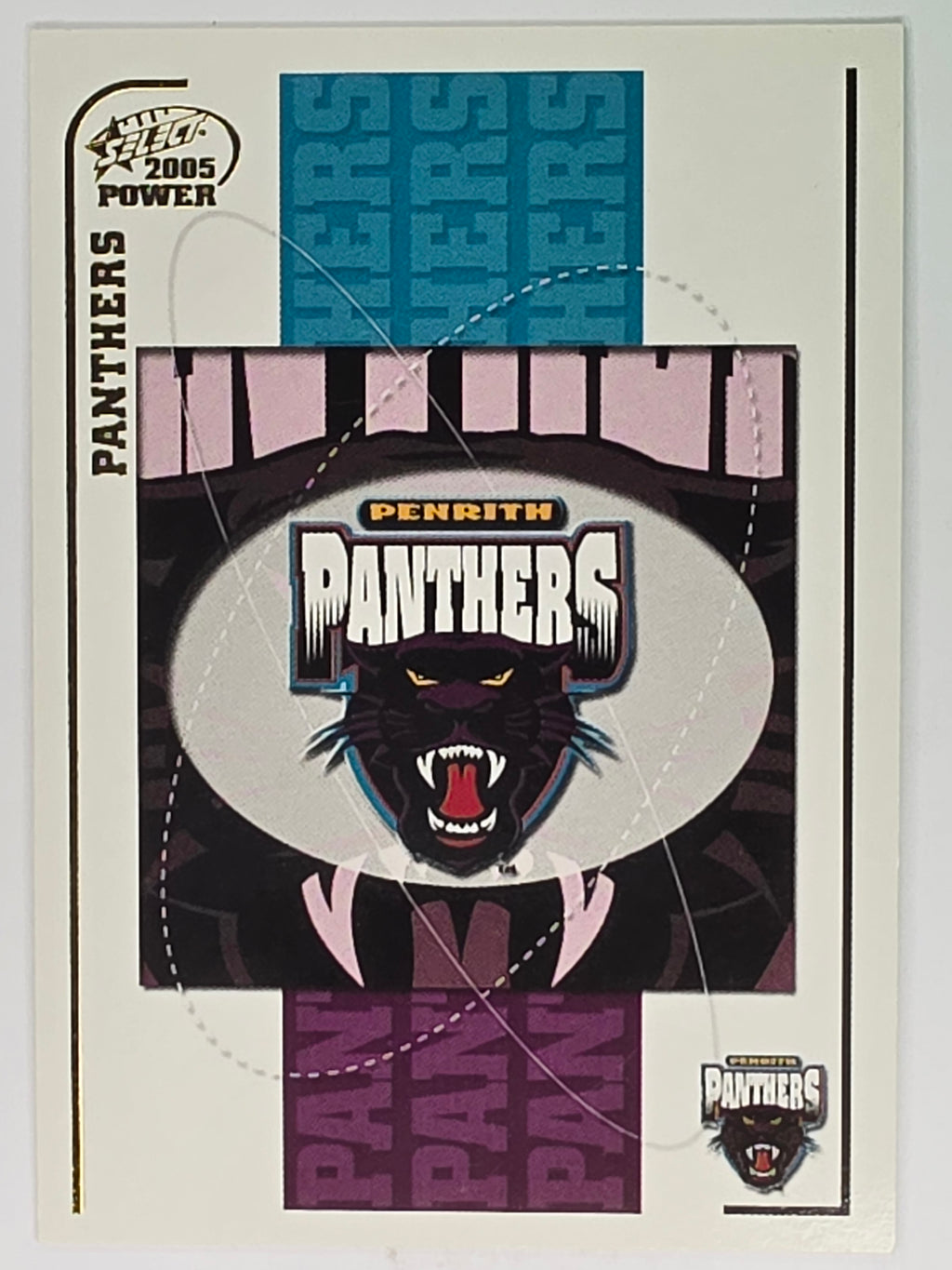 NRL 2005 Power Base Card #111 Penrith Panthers Logo