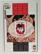 NRL 2005 Power Base Card #123 St George Illawarra Dragons Logo