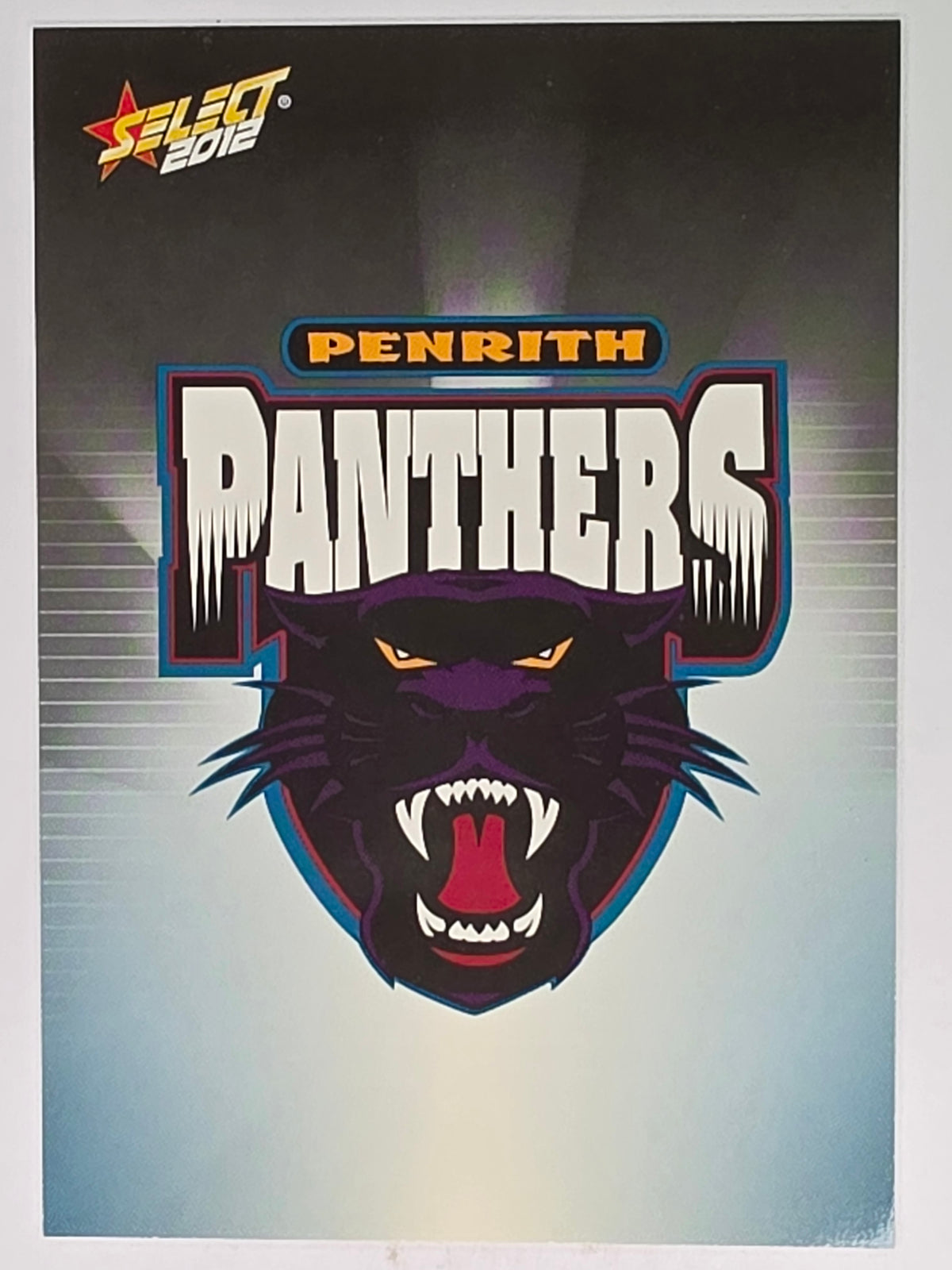 NRL 2012 Champions Base Card #121 Penrith Panthers Logo
