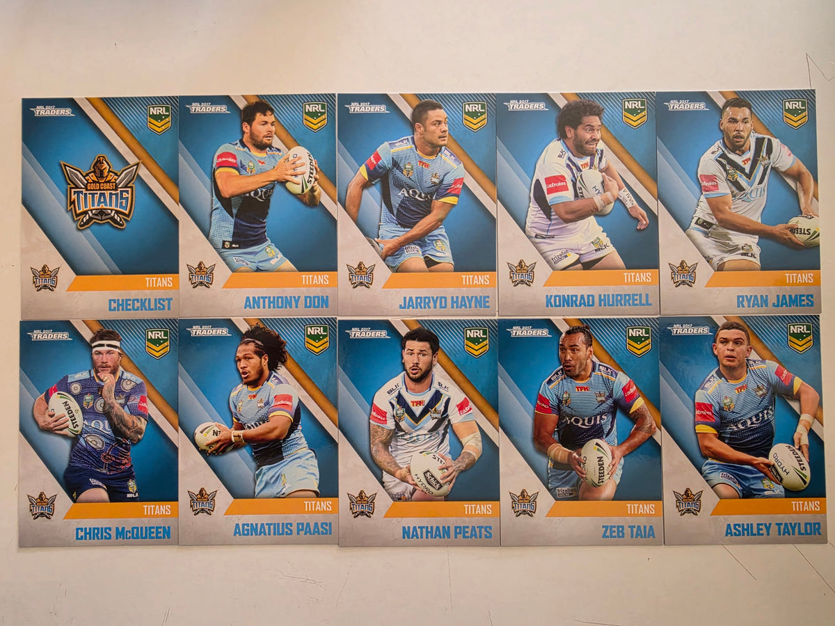 NRL 2017 Traders | Gold Coast Titans Base Team Set