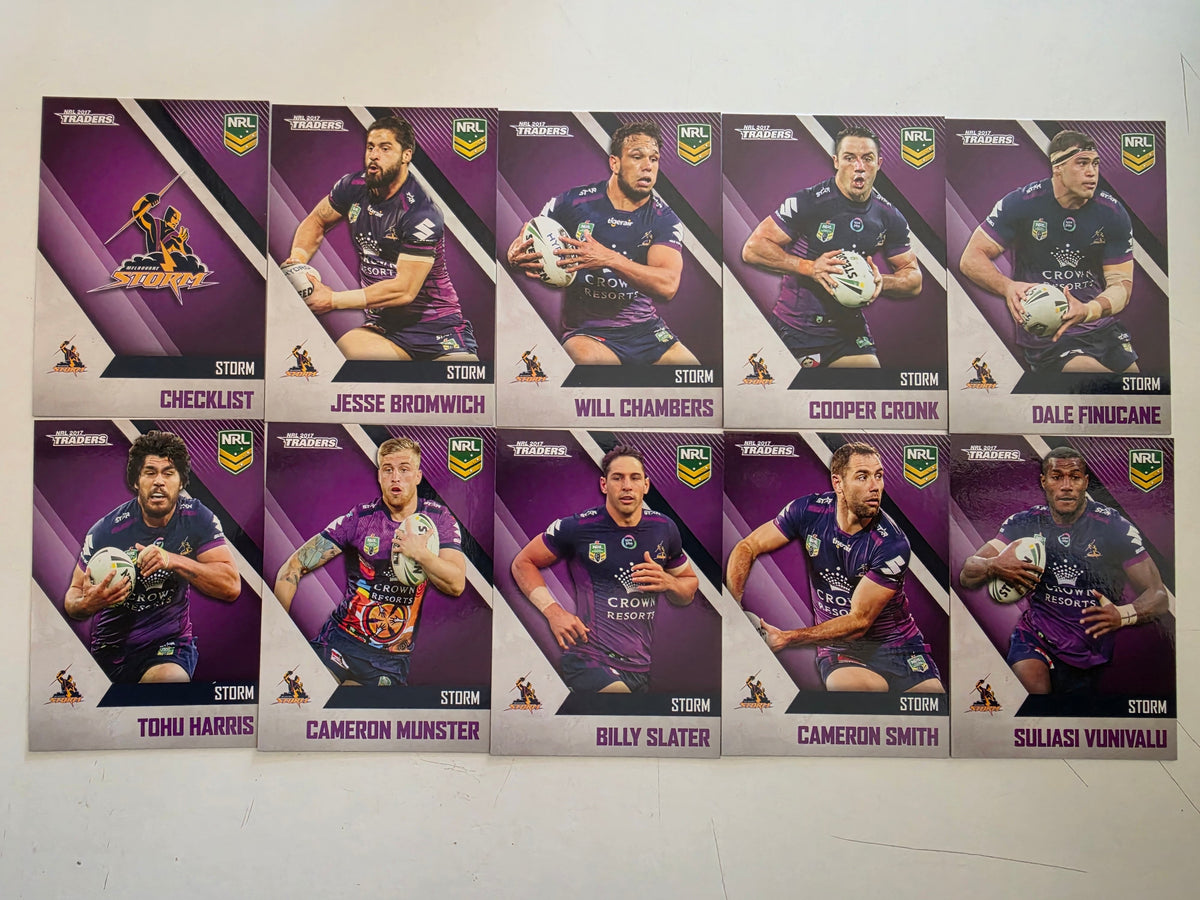 NRL 2017 Traders | Melbourne Storm Base Team Set