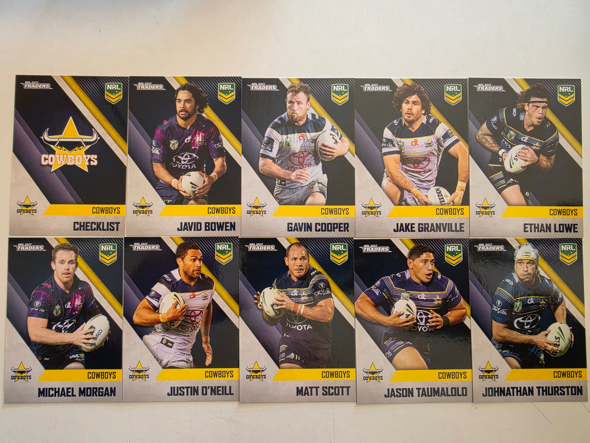 NRL 2017 Traders | North Queensland Cowboys Base Team Set