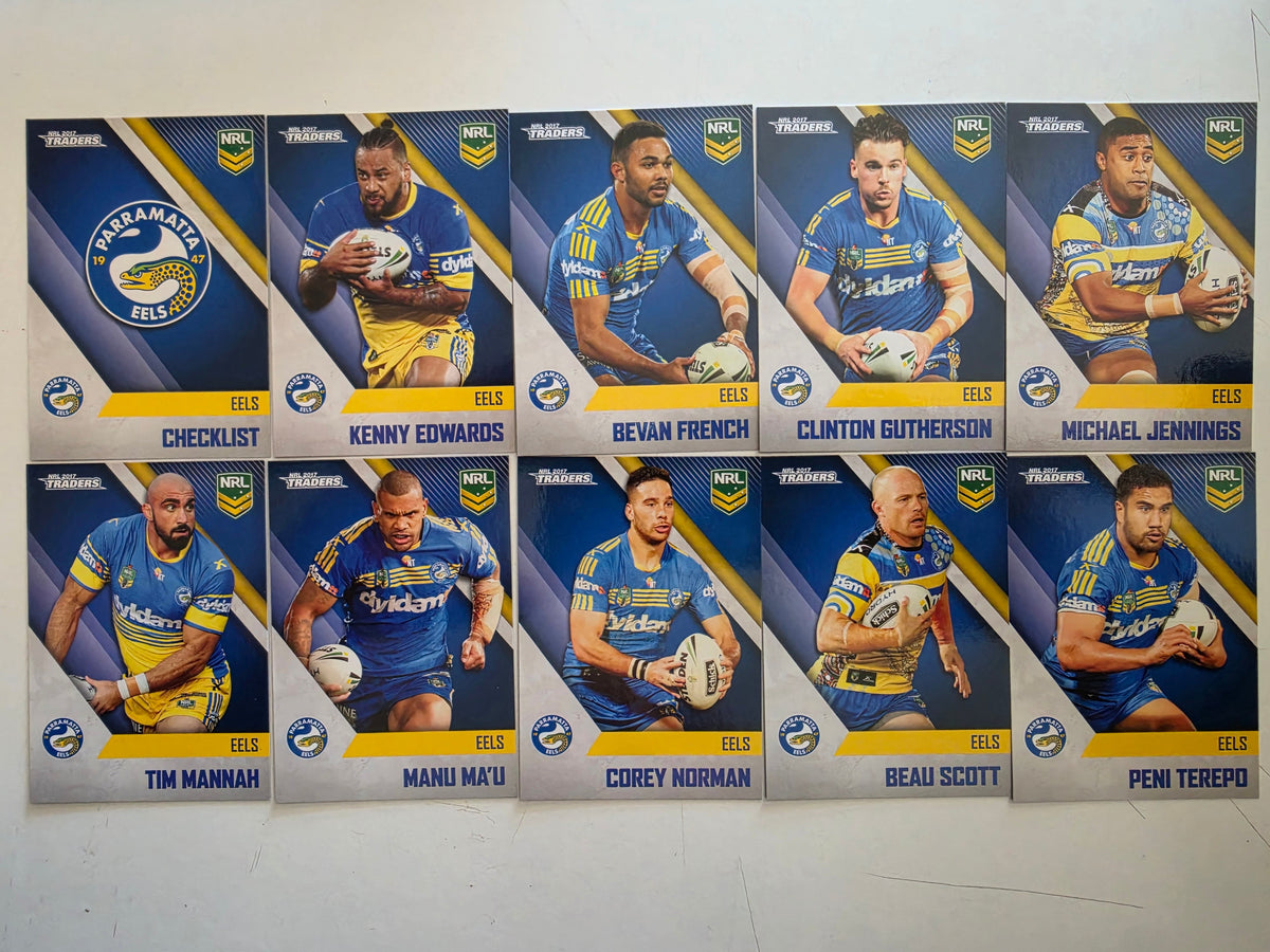 NRL 2017 Traders | Parramatta Eels Base Team Set