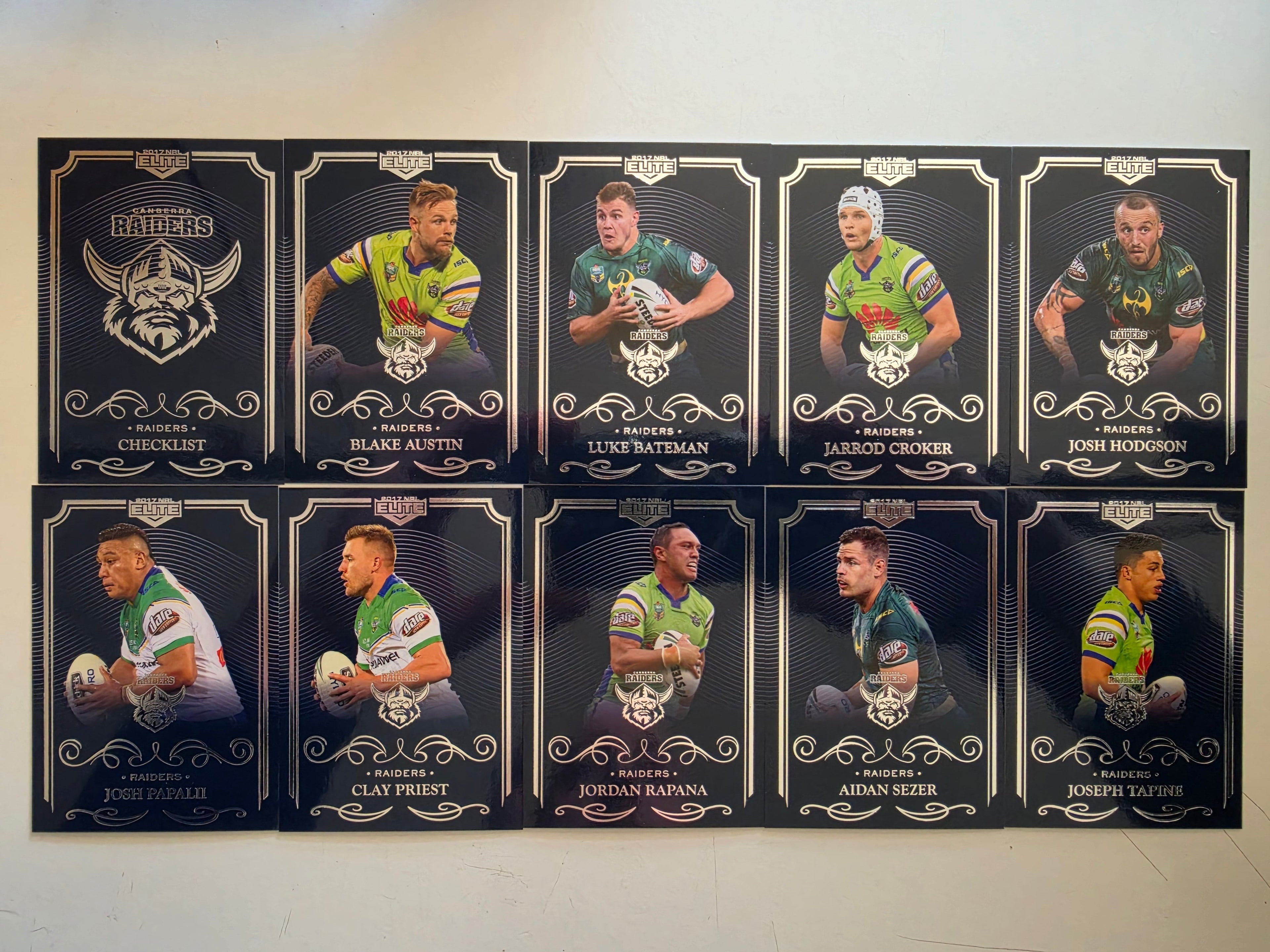 NRL 2017 Elite | Canberra Raiders Base Team Set