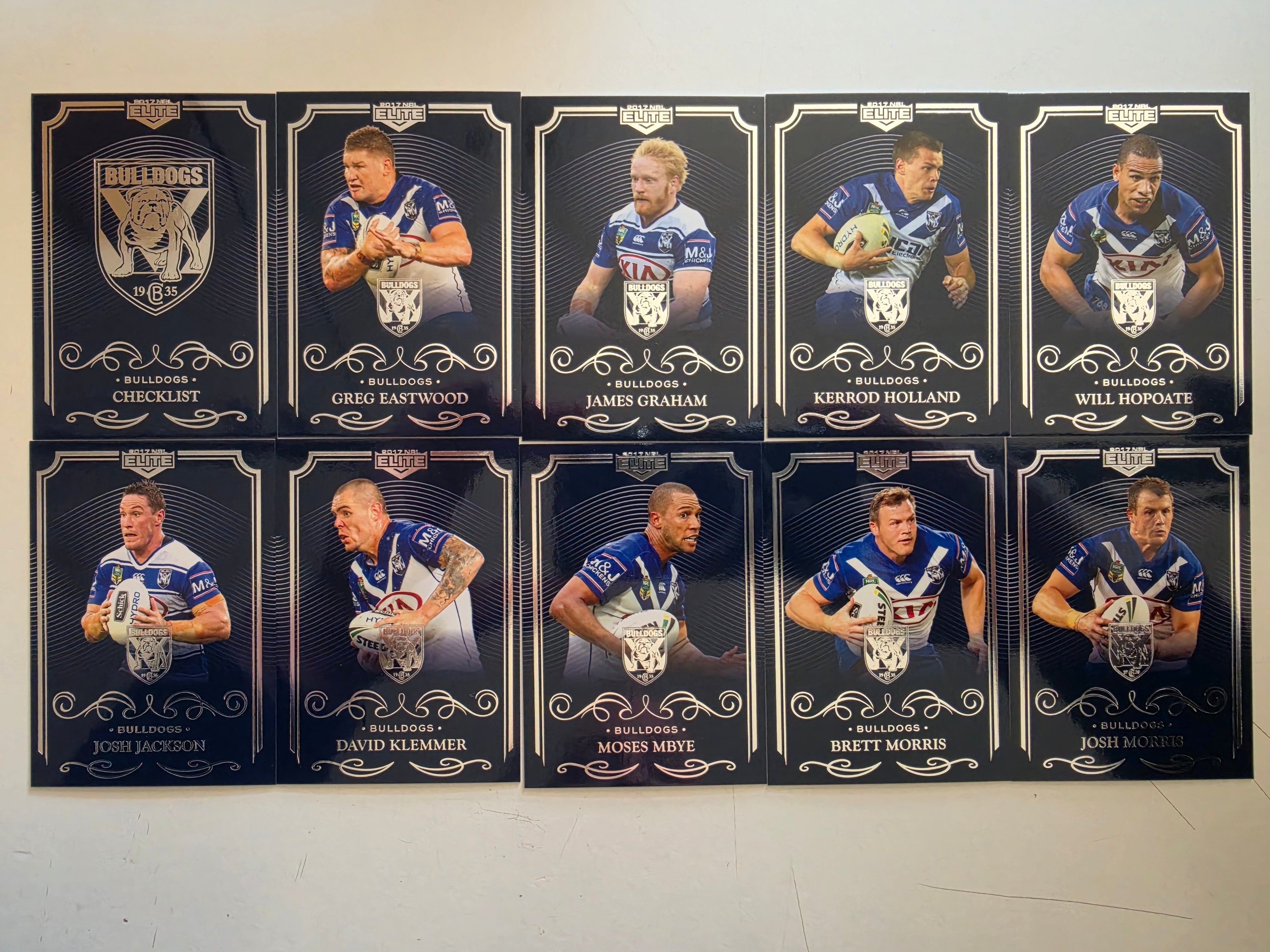 NRL 2017 Elite | Canterbury Bankstown Bulldogs Base Team Set