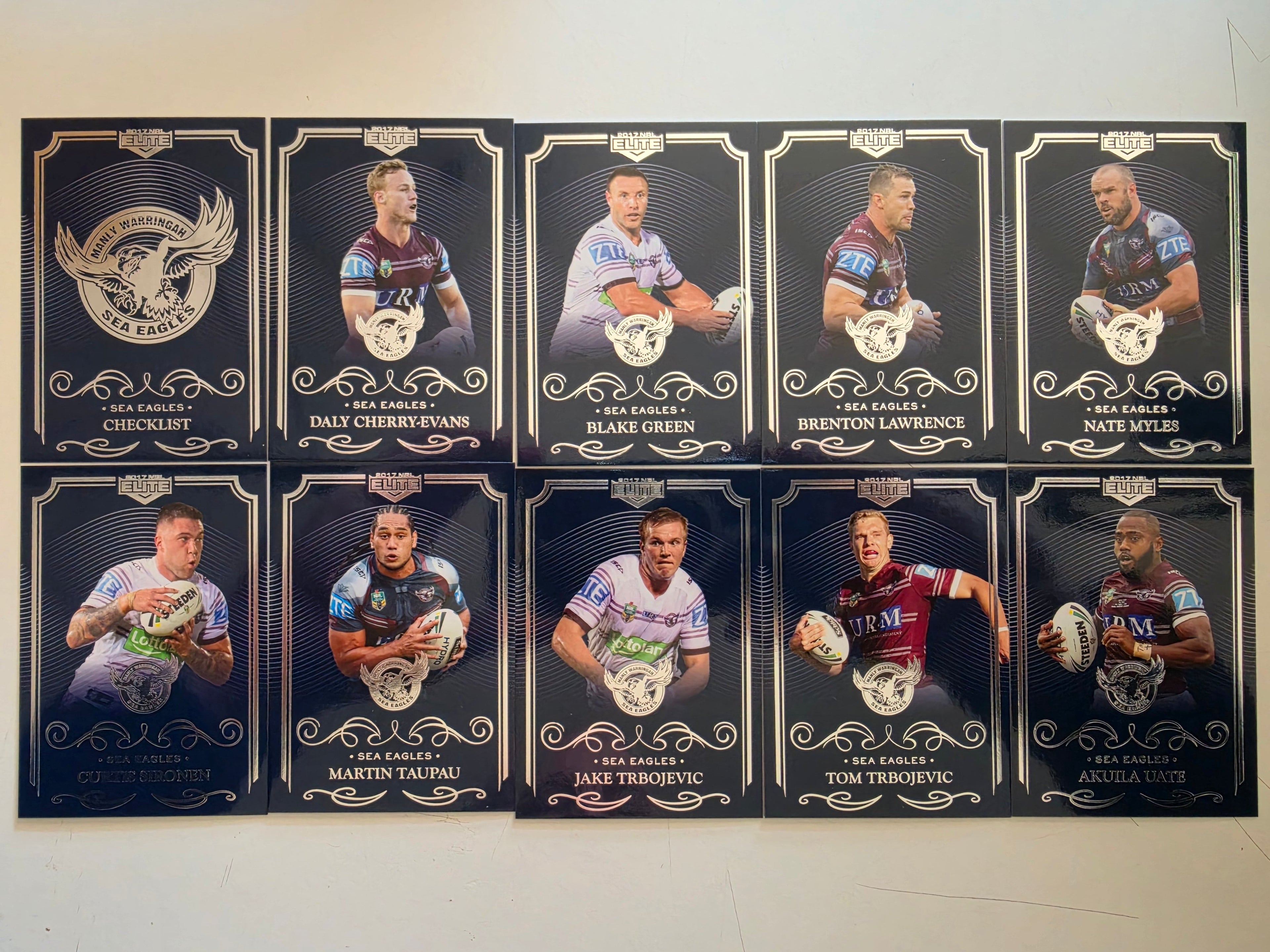 NRL 2017 Elite | Manly Warringah Sea Eagles Base Team Set