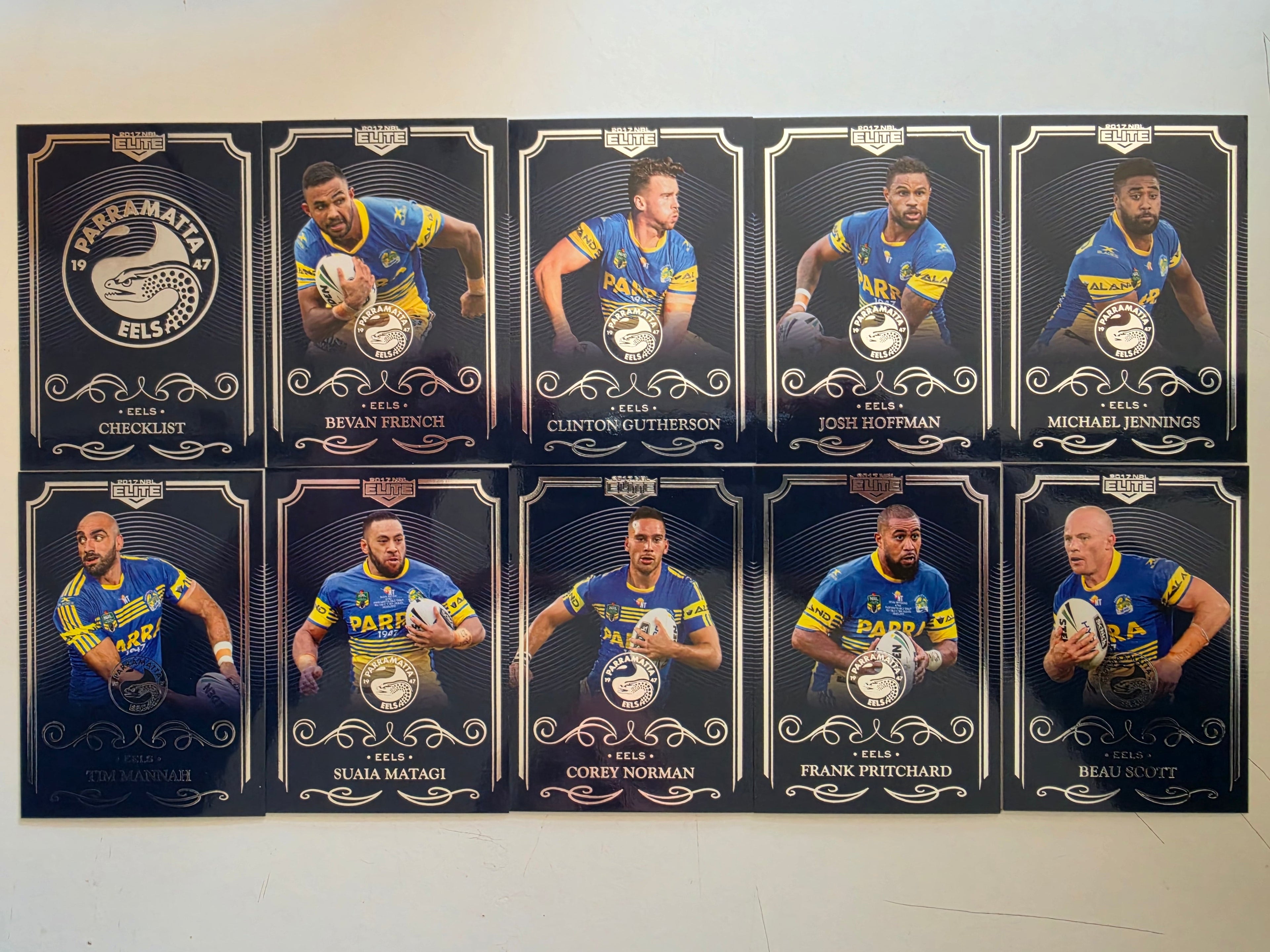 NRL 2017 Elite | Parramatta Eels Base Team Set