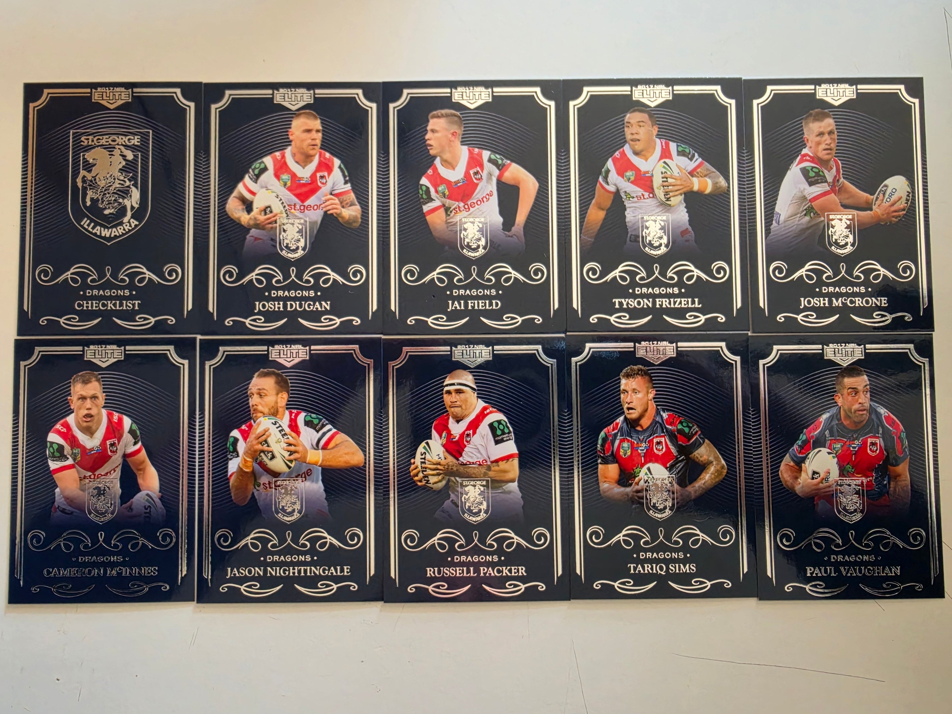 NRL 2017 Elite | St George Illawarra Dragons Base Team Set