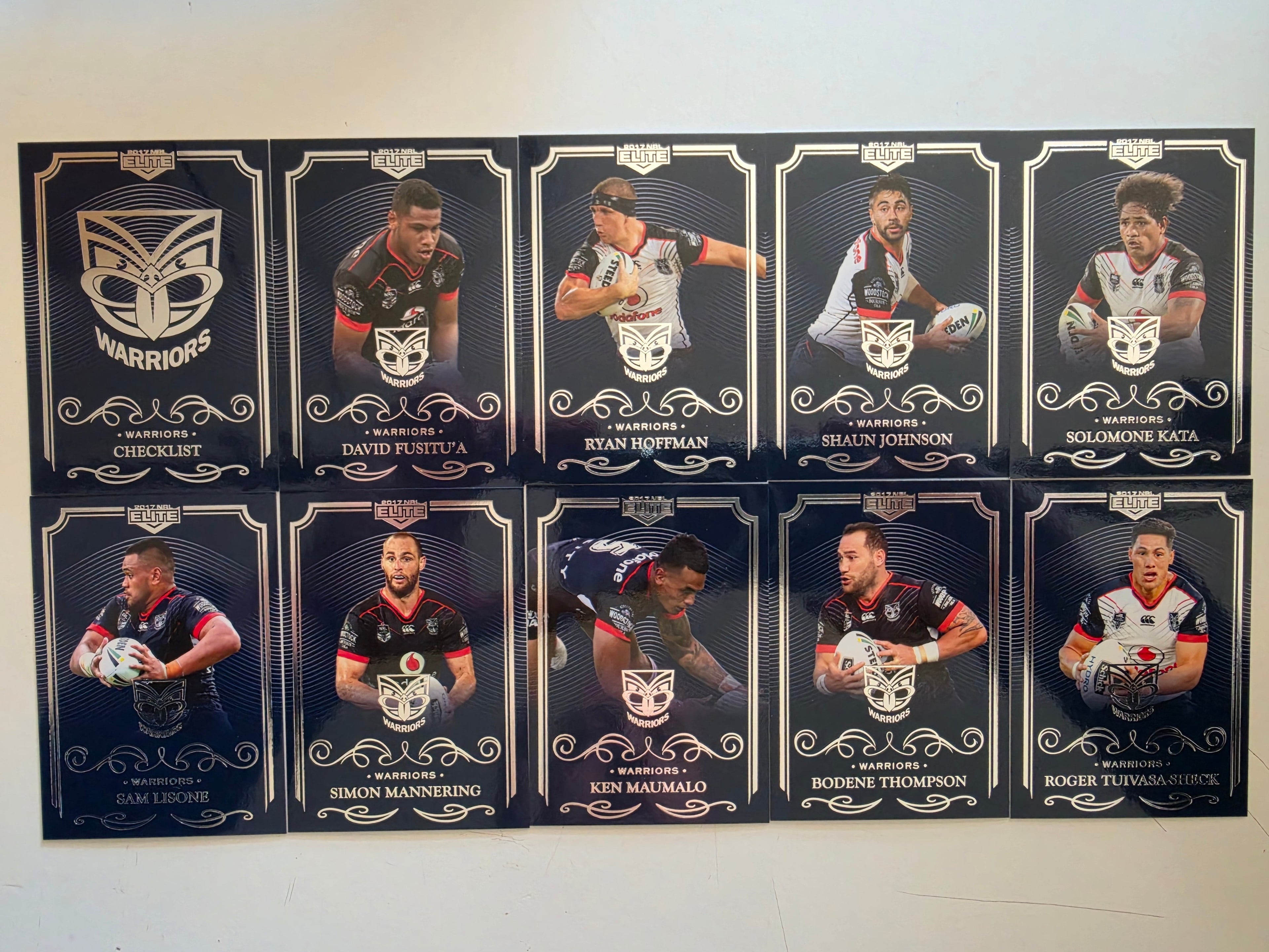 NRL 2017 Elite | New Zealand Warriors Base Team Set