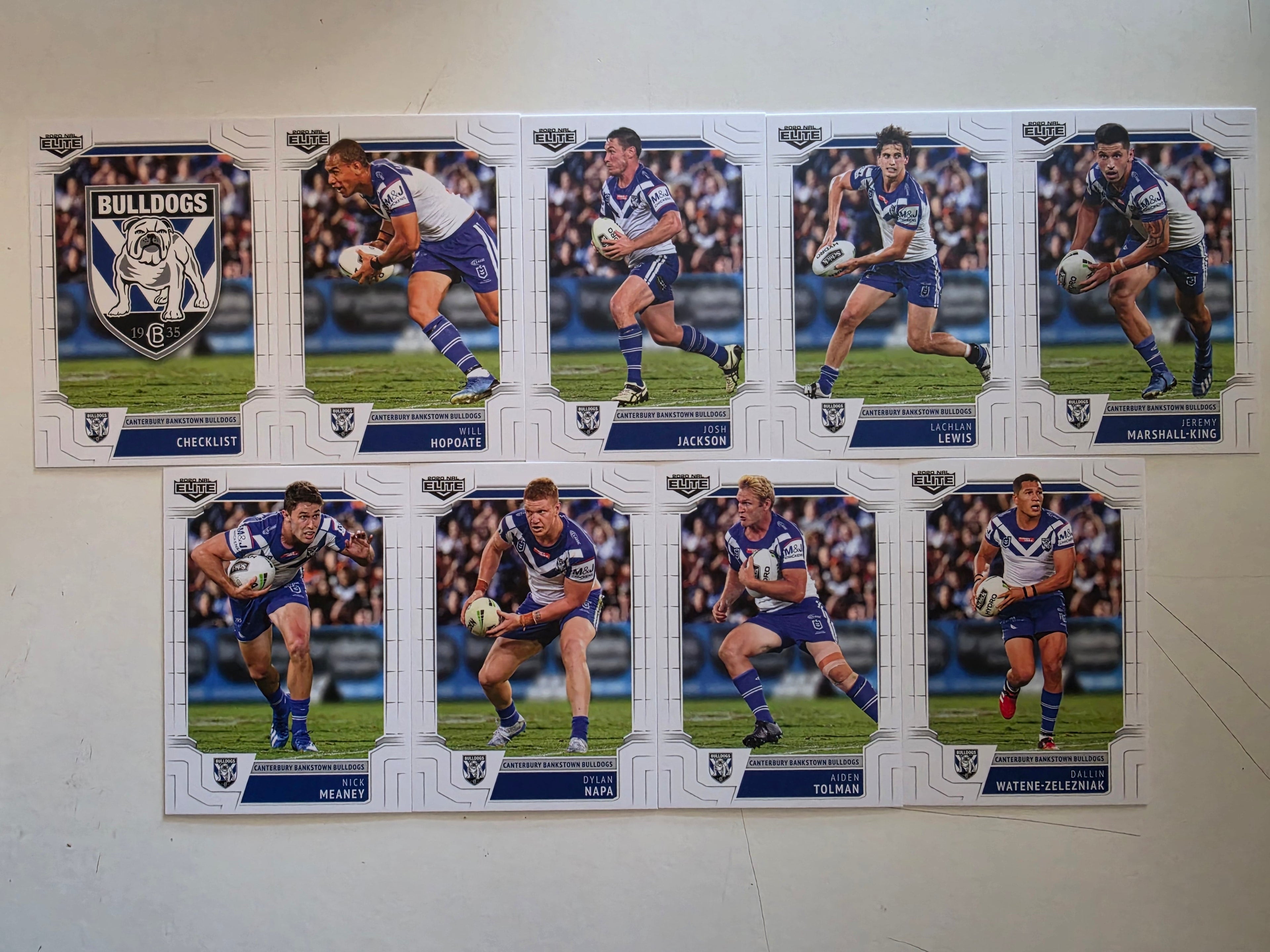 NRL 2020 Elite | Canterbury Bankstown Bulldogs Base Team Set