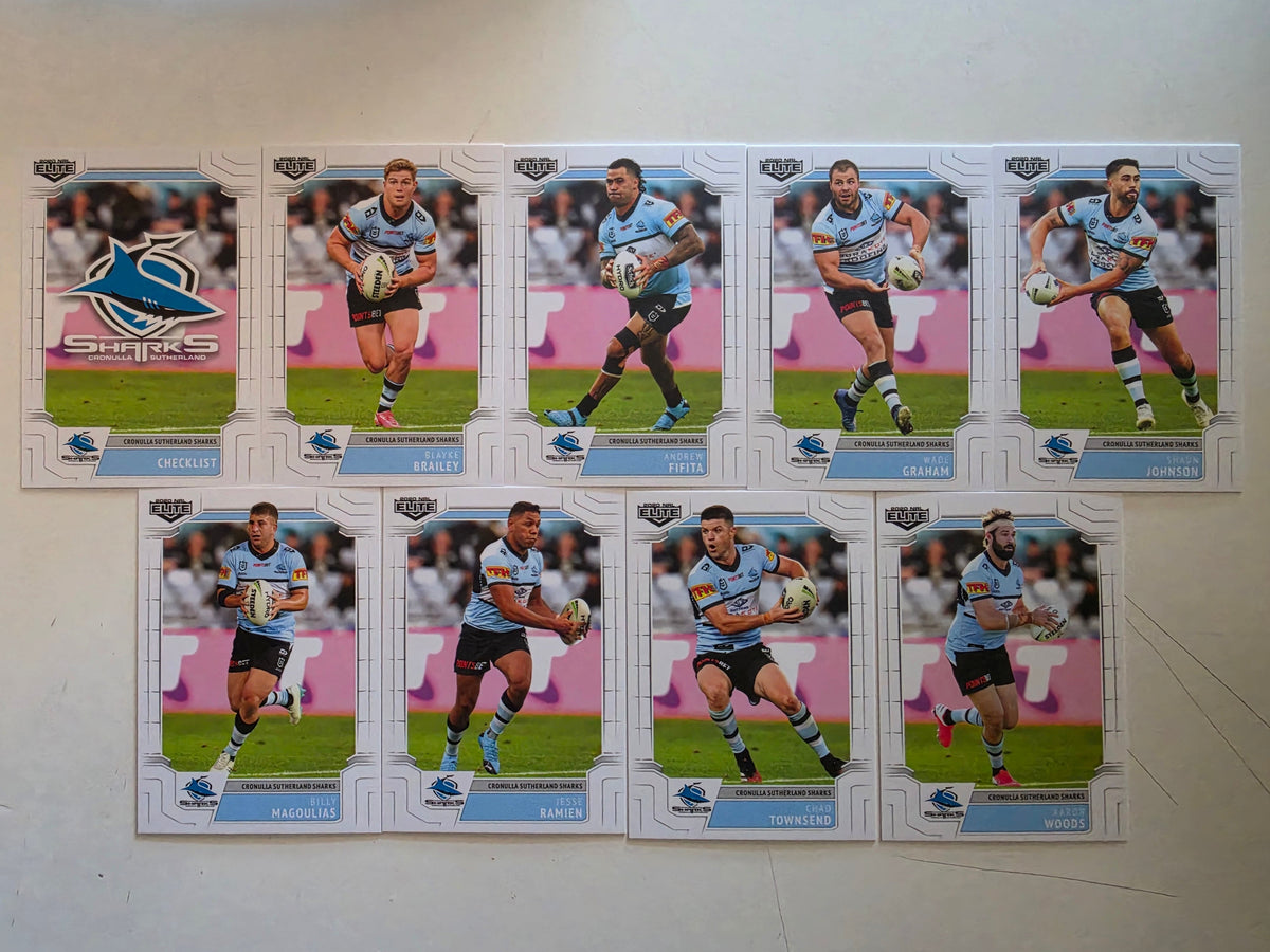 NRL 2020 Elite | Cronulla Sutherland Sharks Base Team Set