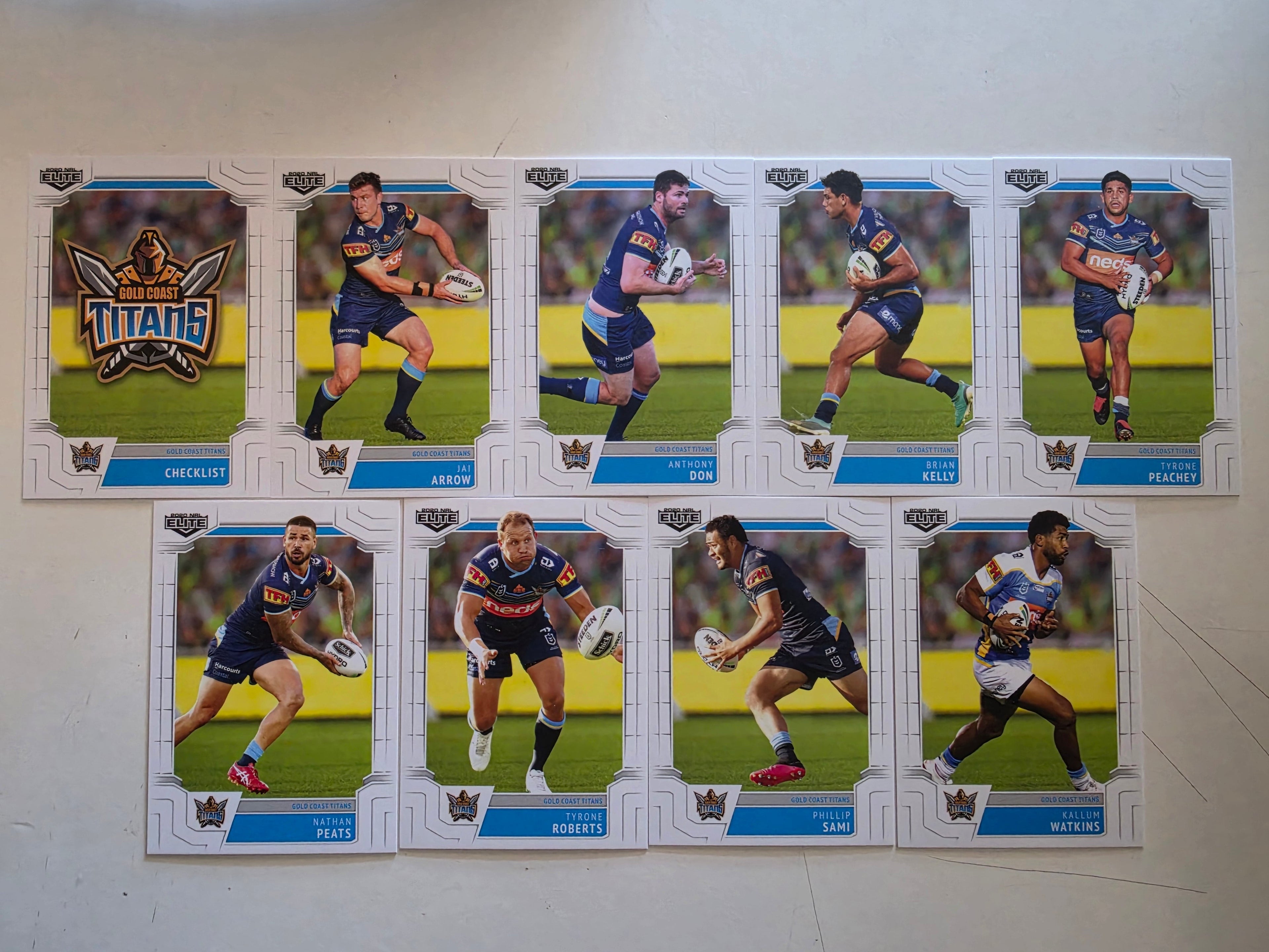 NRL 2020 Elite | Gold Coast Titans Base Team Set