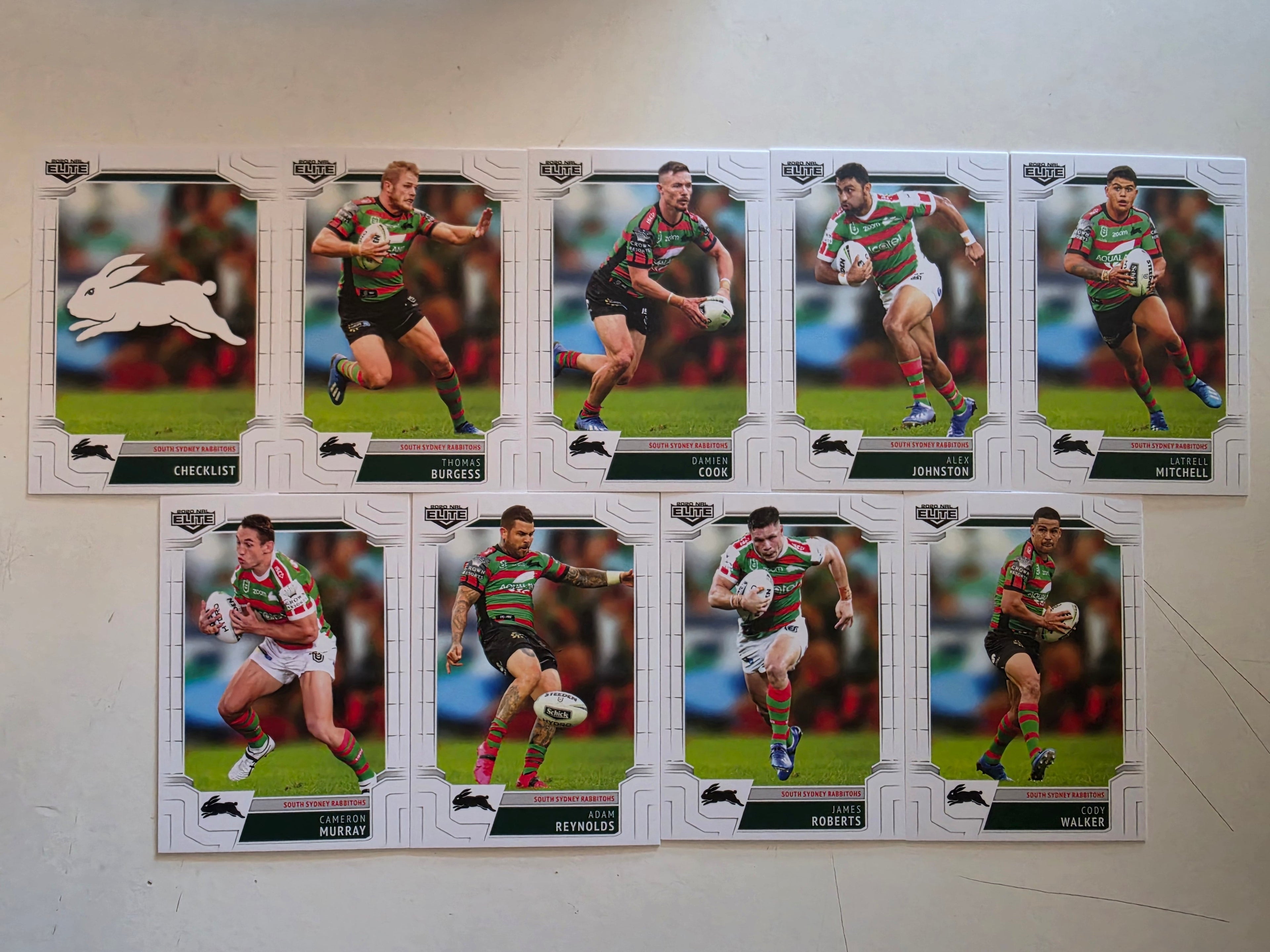 NRL 2020 Elite | South Sydney Rabbitohs Base Team Set