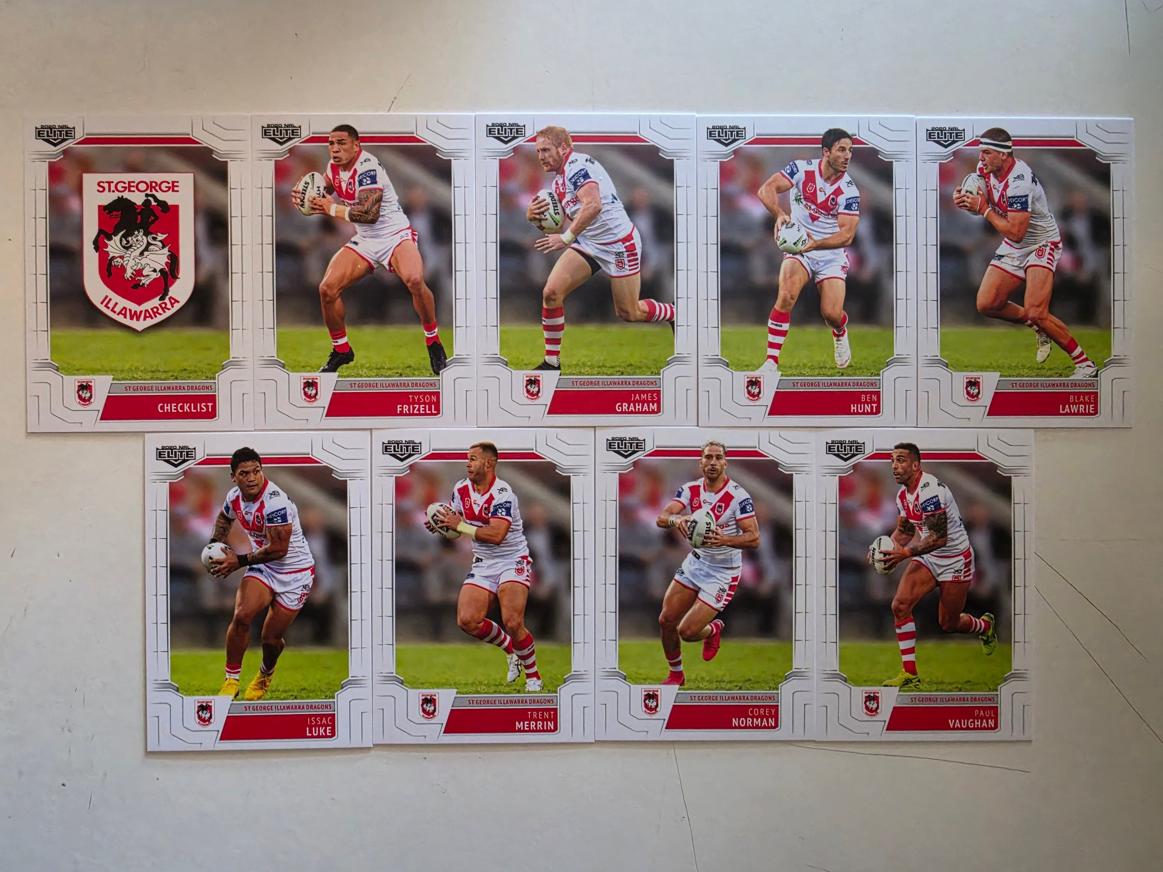 NRL 2020 Elite | St George Illawarra Dragons Base Team Set