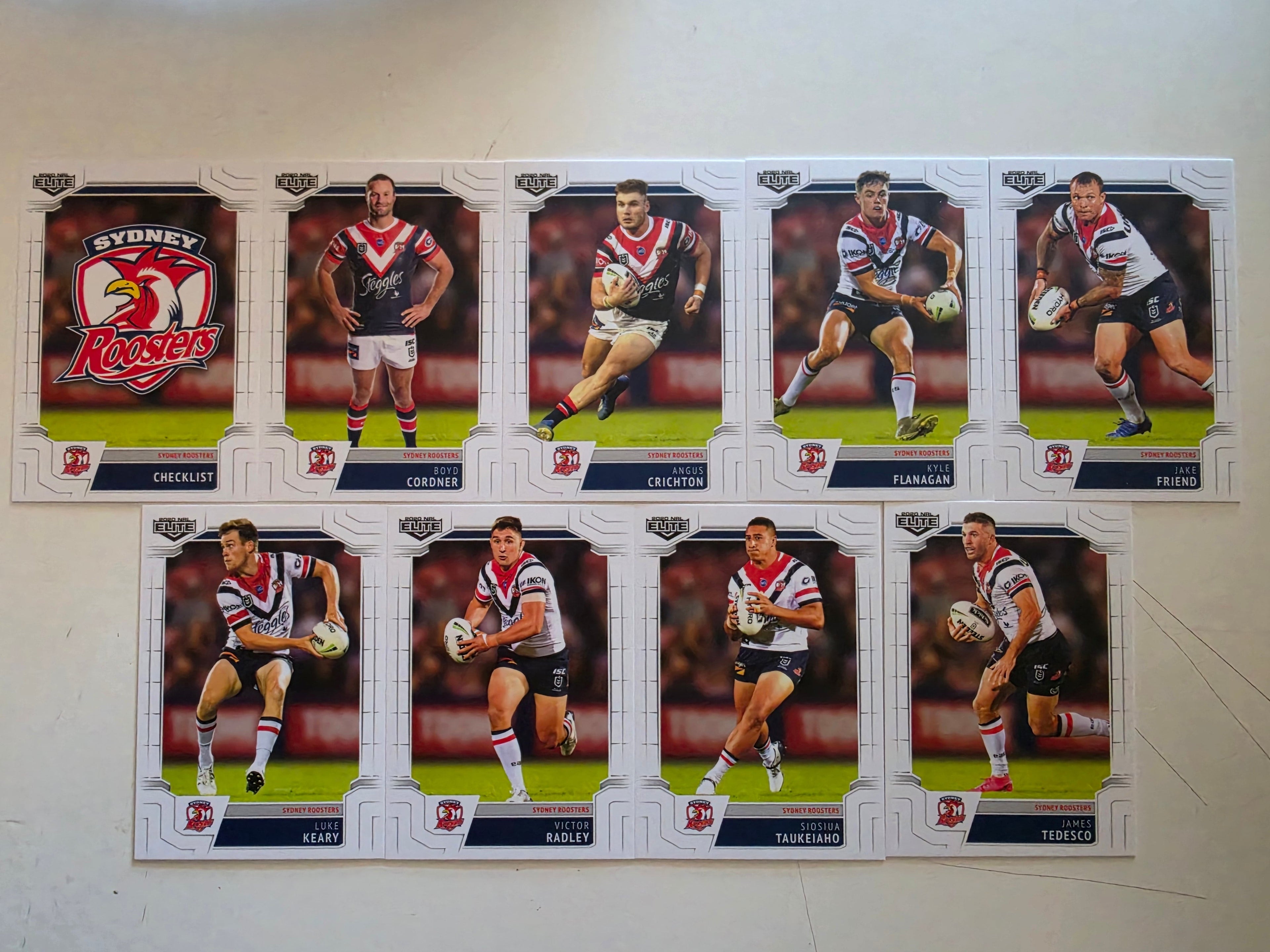 NRL 2020 Elite | Sydney Roosters Base Team Set
