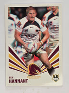NRL 2012 Daily Telegraph | #004 Ben Hannant | Brisbane Broncos