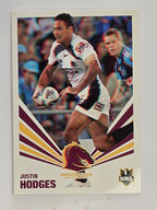 NRL 2012 Daily Telegraph | #005 Justin Hodges | Brisbane Broncos
