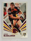 NRL 2012 Daily Telegraph | #007 Andrew McCullough | Brisbane Broncos