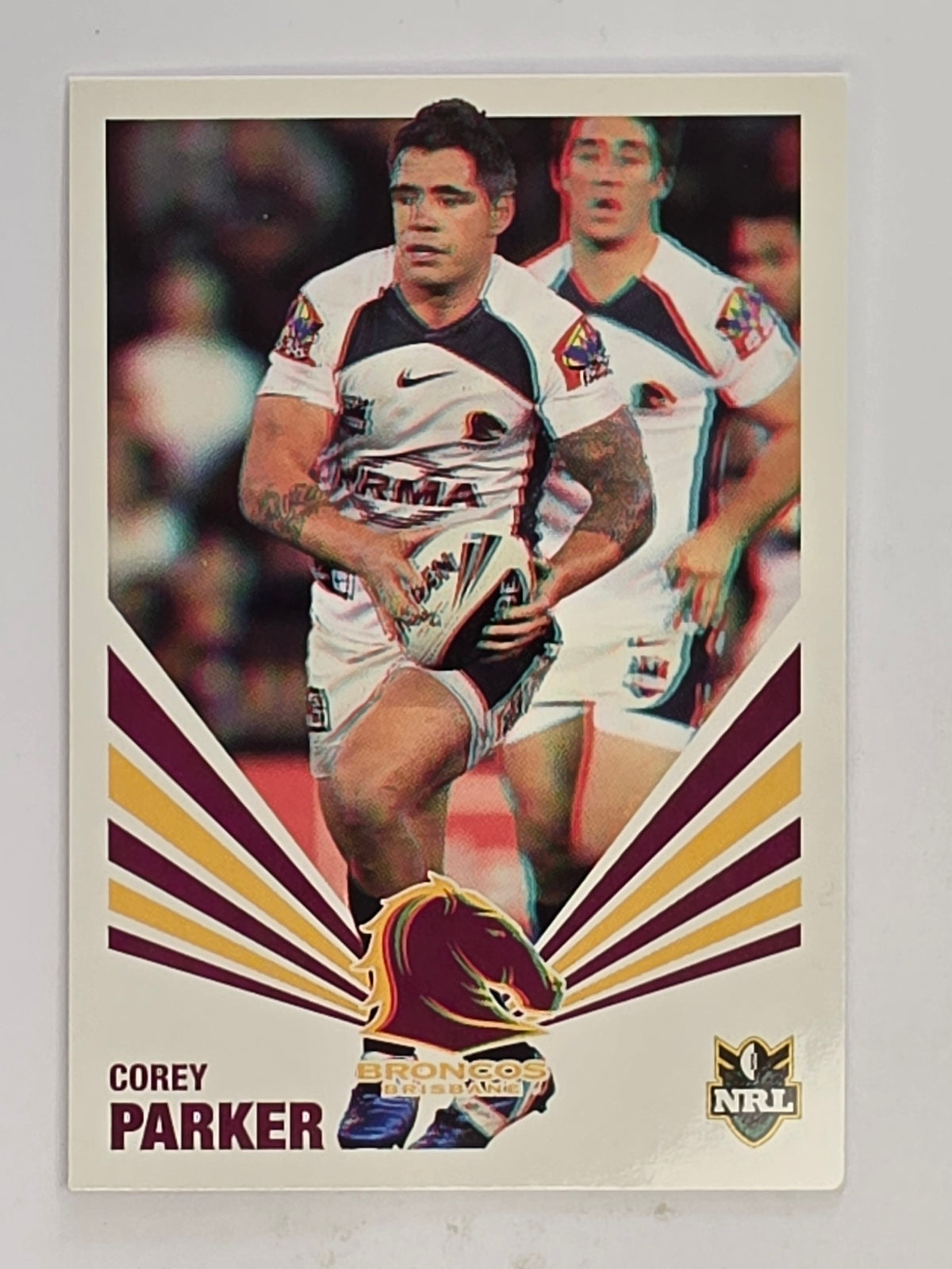 NRL 2012 Daily Telegraph | #008 Corey Parker | Brisbane Broncos