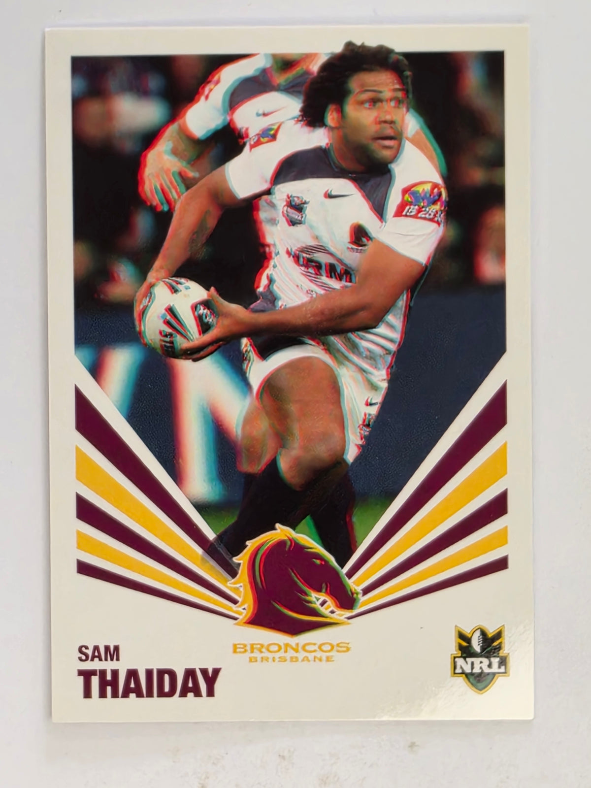 NRL 2012 Daily Telegraph | #010 Sam Thaiday | Brisbane Broncos