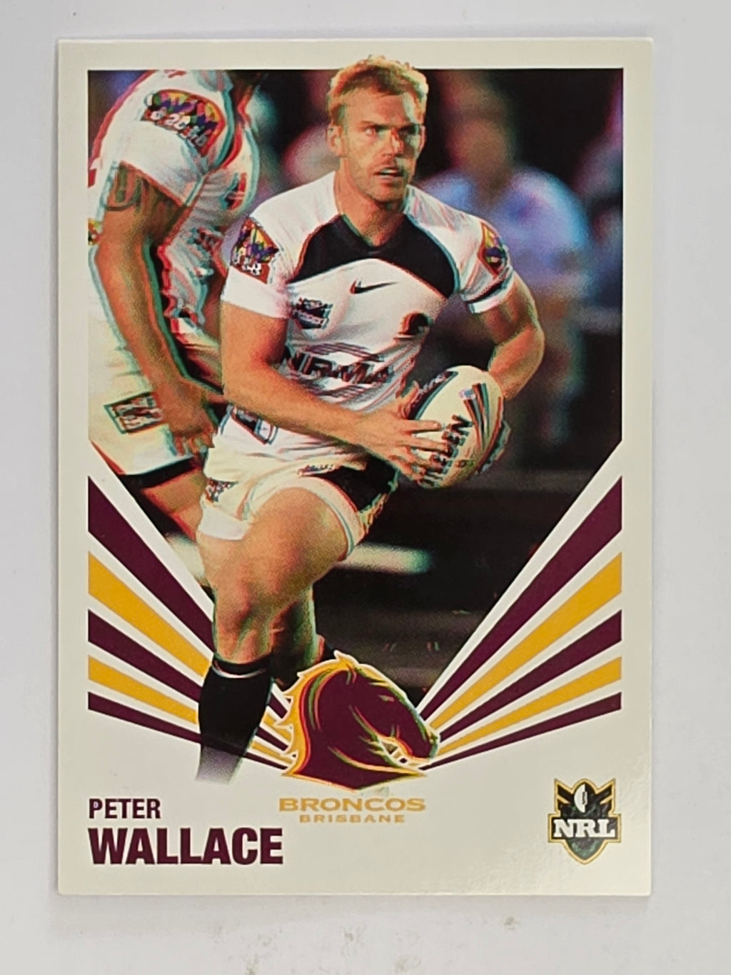 NRL 2012 Daily Telegraph | #011 Peter Wallace | Brisbane Broncos