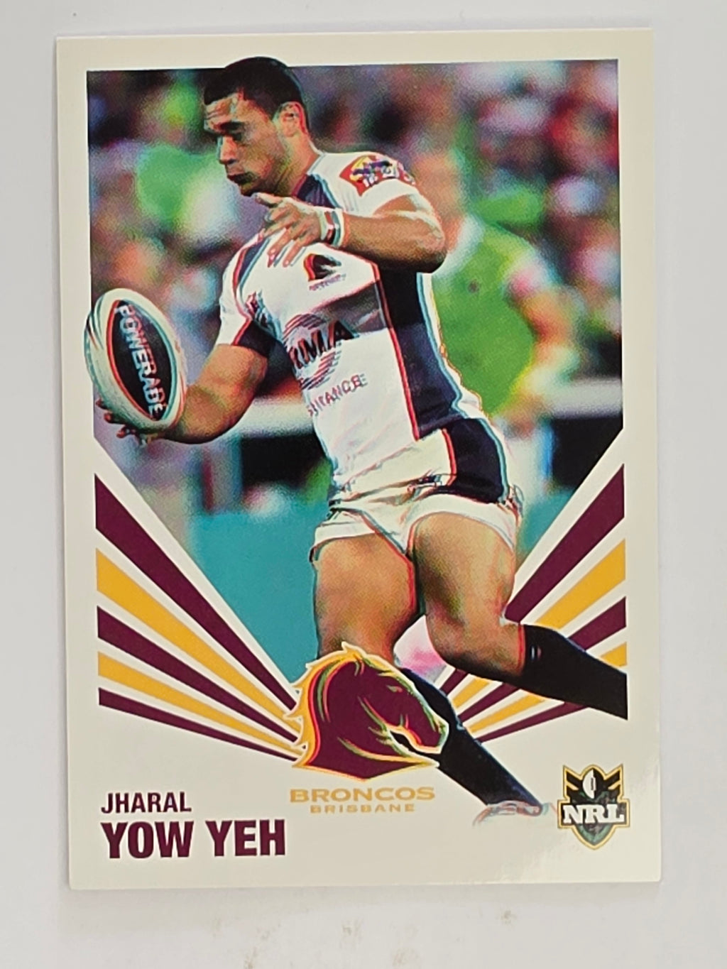 NRL 2012 Daily Telegraph | #012 Jharal Yow Yeh | Brisbane Broncos